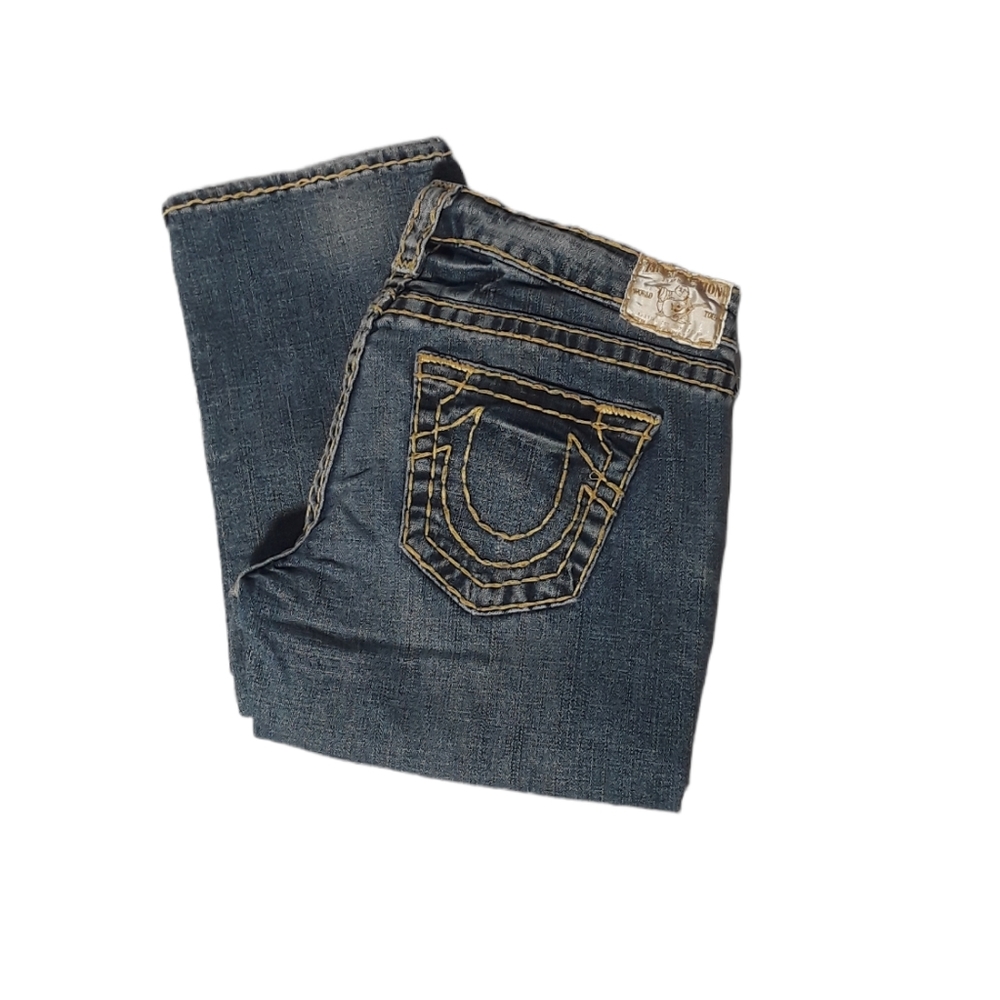 True Religion Johnny Super T Blue Jeans